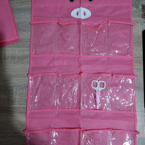 Children's storage cases used, baby fabric set with Chicco scissors gift