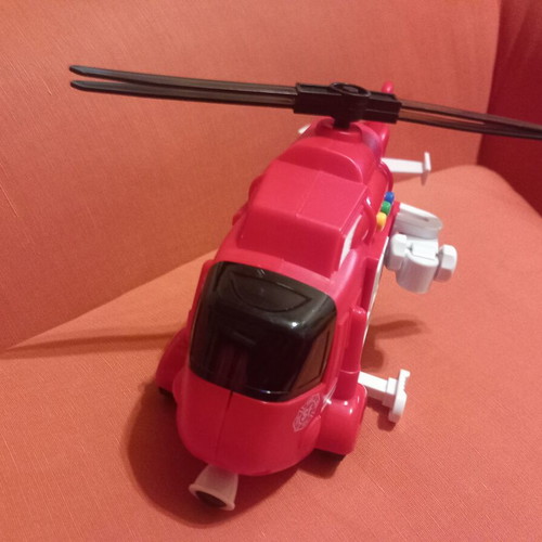 Fire Rescue Helicopter toy used with lights and sounds