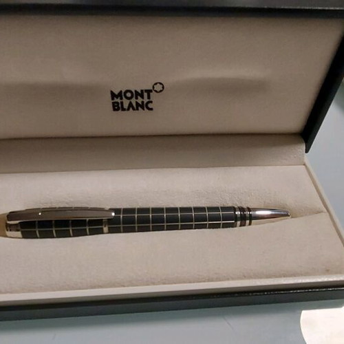 Mont Blanc Star Walker fineliner roller pen platinum new