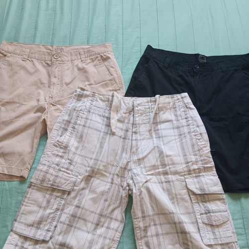 Men's Cargo Bermudas medium, like new, set of 3