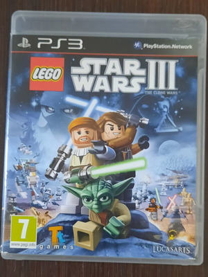 Lego Star Wars III The Clone Wars PS3 game used with manual