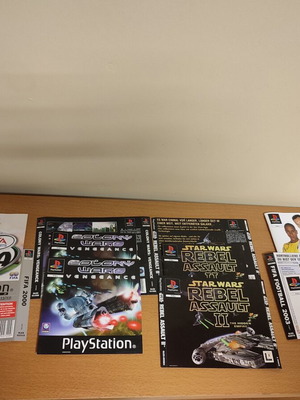PlayStation 1 корици и ръководства като нов комплект