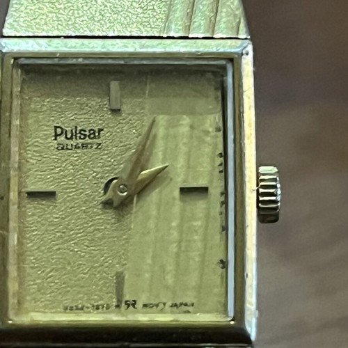 Pulsar 24k gold-plated women's watch like new
