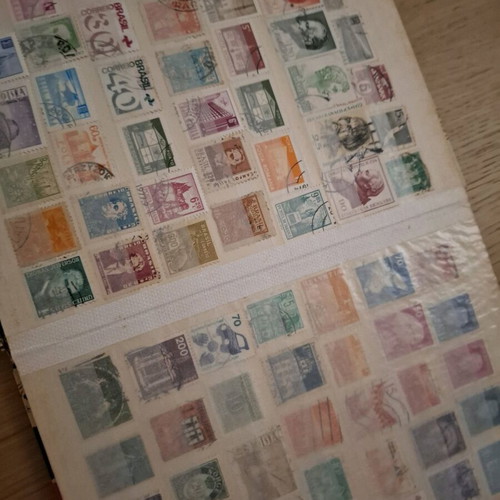 Stamp collection used from Germany