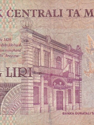 Malta banknote