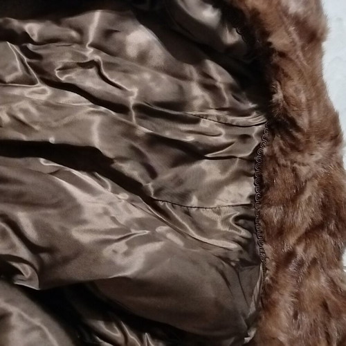 Mink furs like new, brown, sold together
