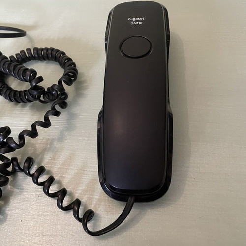 Gigaset DA210 corded phone used, black