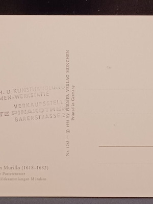 Murillo 1268 postcard new
