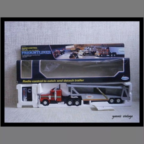 Car Transporter Truck 1:25 R/C Wavecon new with box plastic functional rare vintage