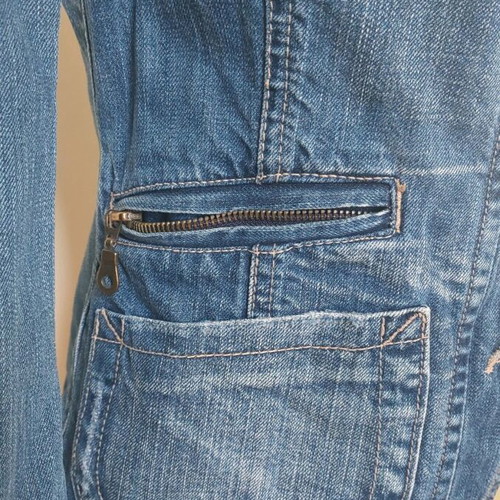 Edward Jeans jacket like new, blue, with pockets