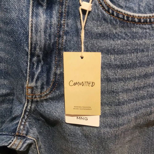 Mango kids jeans size S blue, brand new, loose fit