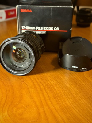 Sigma Lens 17-50mm OS F2.8 HSM like new