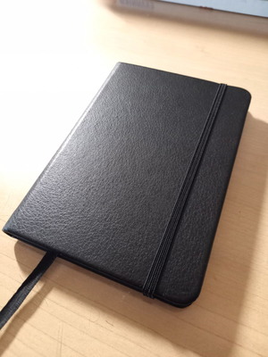 Tiger notebook without lines with back cover pocket new