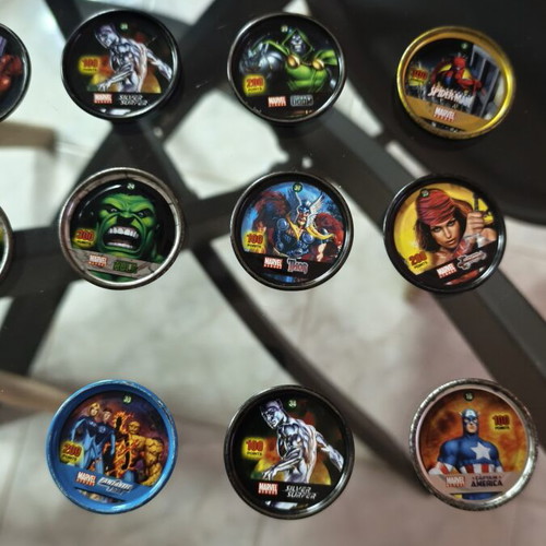 Marvel Tazos lot used