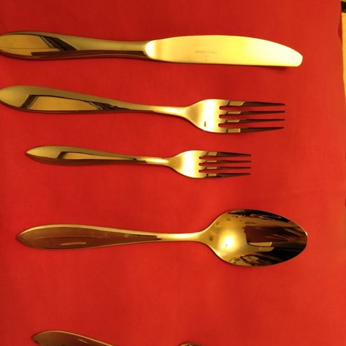Villeroy & Boch cutlery set of 5, silver color, new