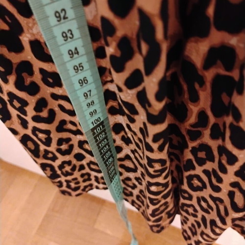 H&M leopard viscose dress, size S
