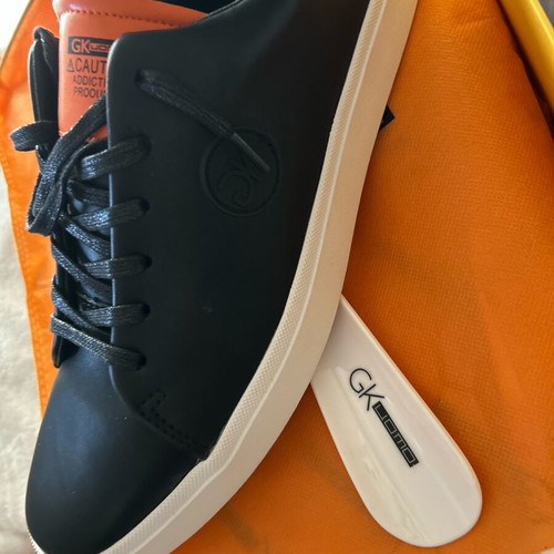 Gianna Kazakou sneakers new, size 45, black and orange