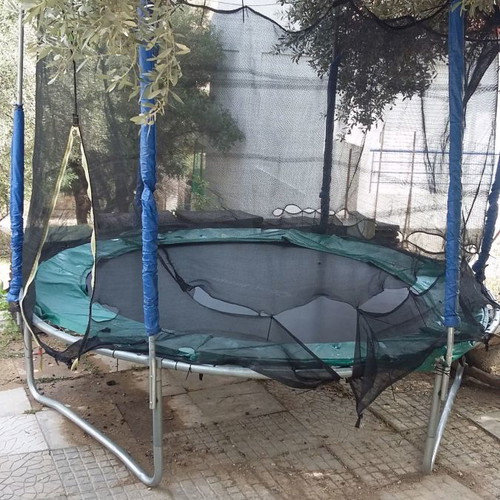 Trampoline used, large 3 meters