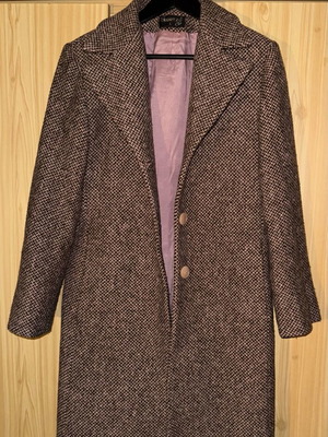 Coat like new, brown and pink, size L