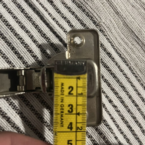 Cabinet hinges like new, pack of 23, 11cm