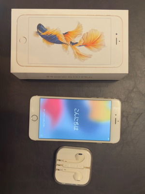 iPhone 6s Plus 128g μεταχειρισμένο με αρχική συσκευασία και ακουστικά