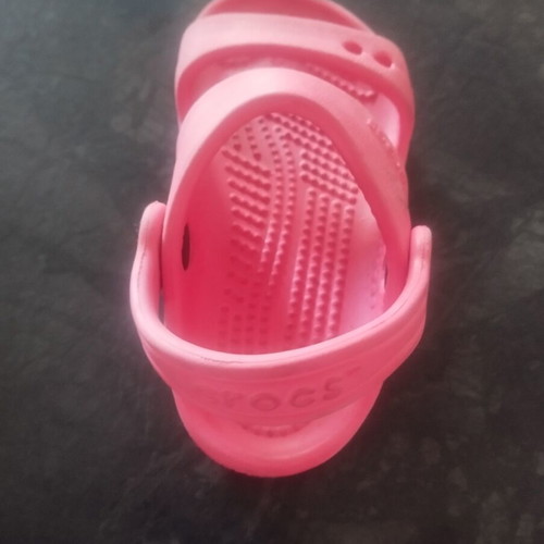 Crocs kids sandals like new, size 23, pink