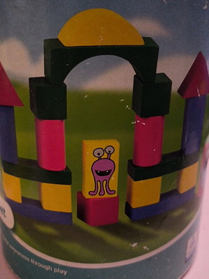 Wooden blocks used
