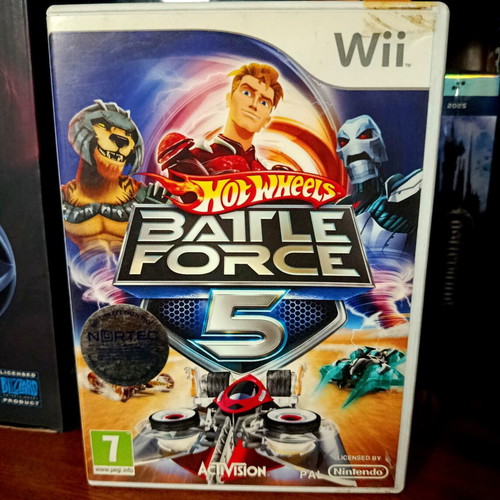Hot Wheels Battle Force 5 Nintendo Wii game used, English version
