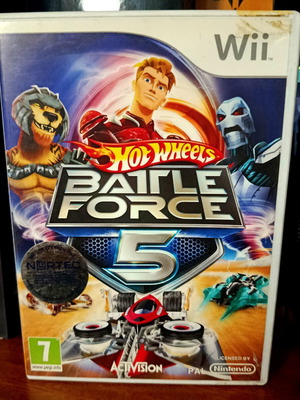 Hot Wheels Battle Force 5 Nintendo Wii game used, English version
