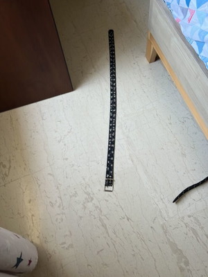 Belt black, size 110, like new