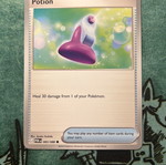 Potion Pokemon card used