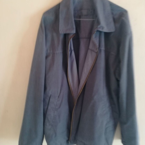 Gentini G Classics XL double-sided male seasonal jacket used, gray and blue