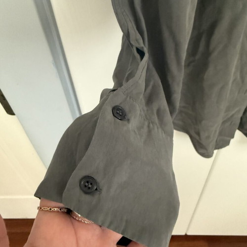 Zara button up shirt khaki size M like new