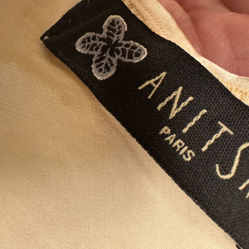 Camisole Anitsa Paris 100% silk with lace like new, pink and beige
