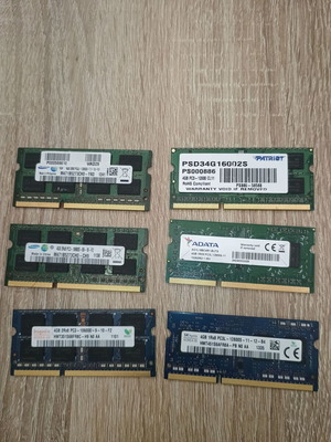 DDR3 4GB laptop RAM pack 2 pcs Samsung like new