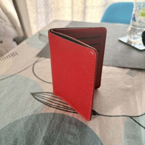 A To Z Greek wallet, small red, unused