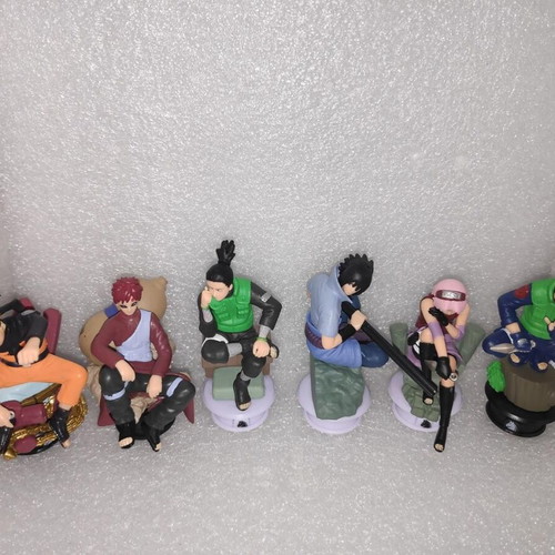 Naruto Shippuden anime figure set of 6, like new