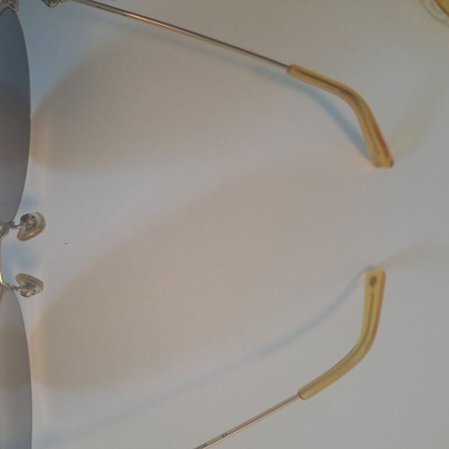 Anderne sunglasses used, large round, green and yellow