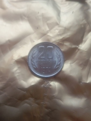 20 Stotinki Coin 1974 Bulgaria like new