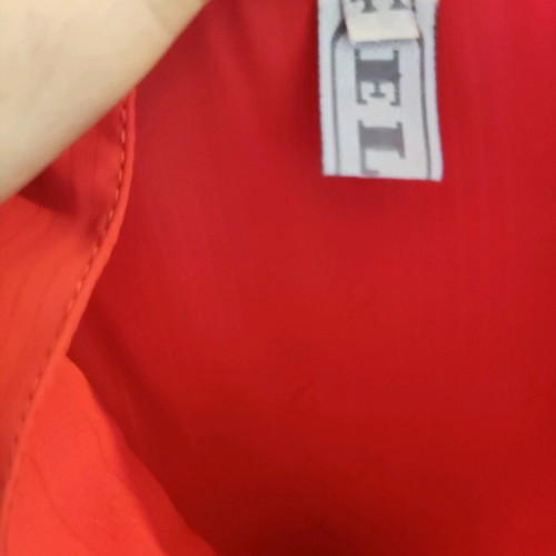 Shirt with transparency like new, coral color, size L