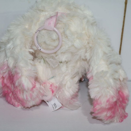 Plush doll baby miniature with flower
