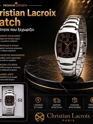 Christian Lacroix Watch new men's grey