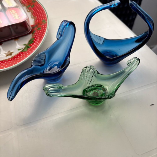 Glass table decorations like new