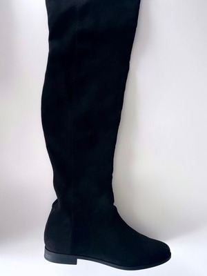 Μπότες H&M μαύρες ψηλές overknee σαν καινούργιες, μέγεθος 37