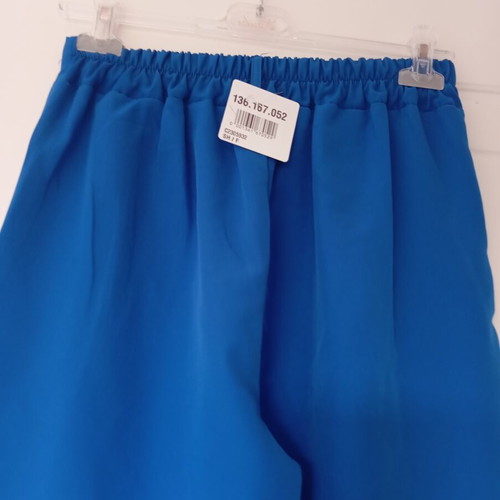 Pants new, wide legs, blue, sizes S and M