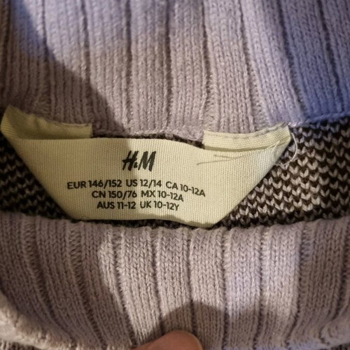 H&M Kids Sweater Purple Like New For 10 Years Old