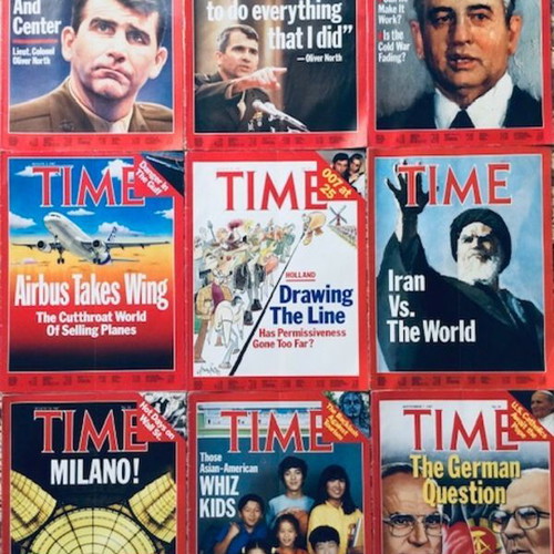 Time magazine like new, 42 issues 1987-1988