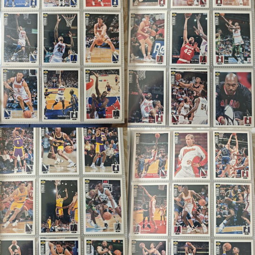 Upper Deck NBA Basketball Album 94-95 near mint, 162 cards