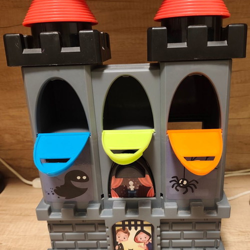 Magic Castle toy with four doors