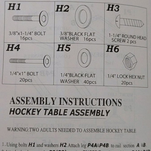 Air hockey table used, wooden with score counter